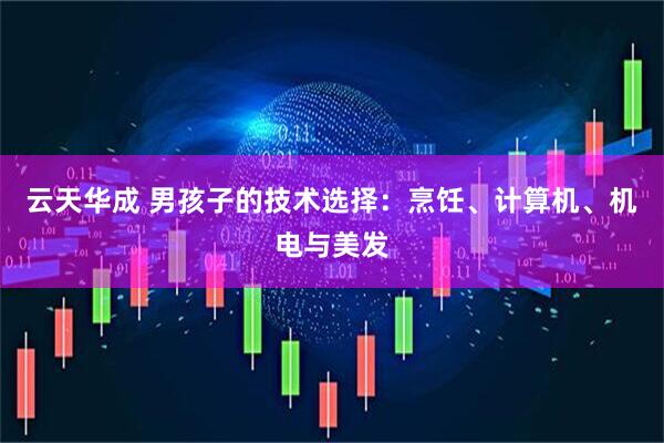 云天华成 男孩子的技术选择：烹饪、计算机、机电与美发